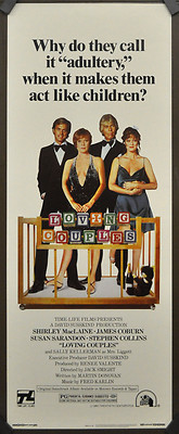 Loving Couples 1980 Original 14X36 Filmplakat Shirley MacLaine James Coburn