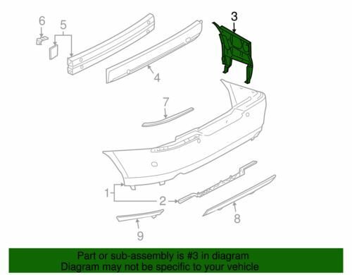 Genuine Ford Bumper Cover Reinforcement XW4Z-17D942-BA