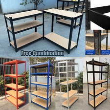 5 Tier Storage Rack/Shelving Shelf Kitchen/Office Loft Industrial Unit Furniture