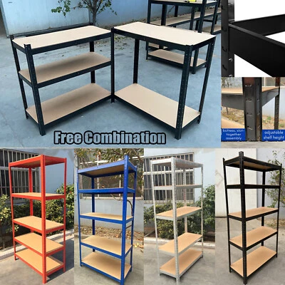 5 Tier Storage Rack/Shelving Shelf Kitchen/Office Loft Industrial Unit Furniture