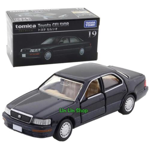 Tomica Premium #19 Black Toyota Celsior Model Car Gift New Diecast Takara Tomy