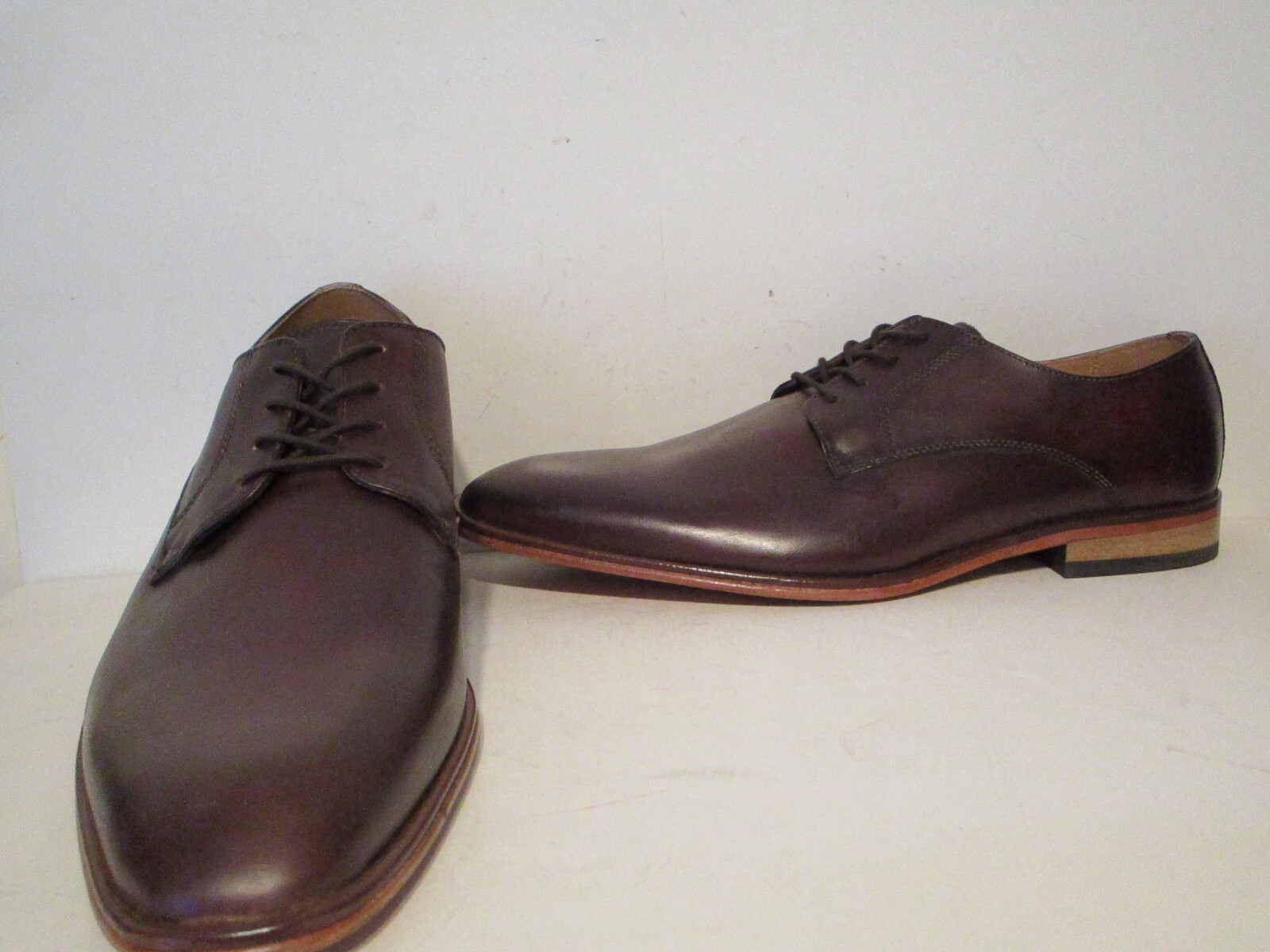 SAOLA Giorgio Brutini Uomo Gallivant Pelle Punta Tinta Unita Lacci Oxford Marrone Taglia 14