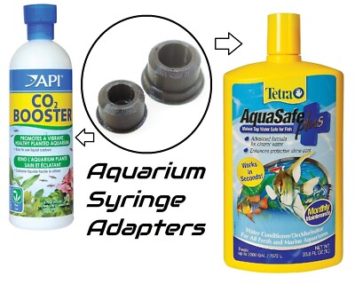 Syringe Adapter for API CO2 Booster & Tetra Aquasafe Plus Bottles