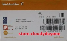 100% New Weidmuller UR20-4AI-RTD-DIAG 1315700000 Remote Module Fast Shipping