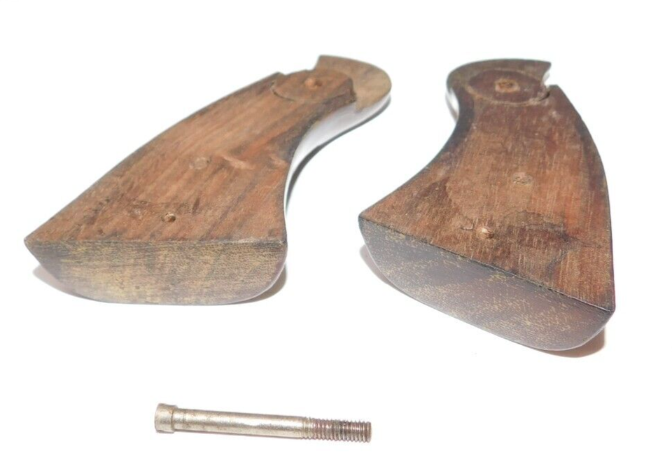 Llama Stoeger Spanish Comanche II .38 SPC Wood Grips W/ Screw Y097 eBay