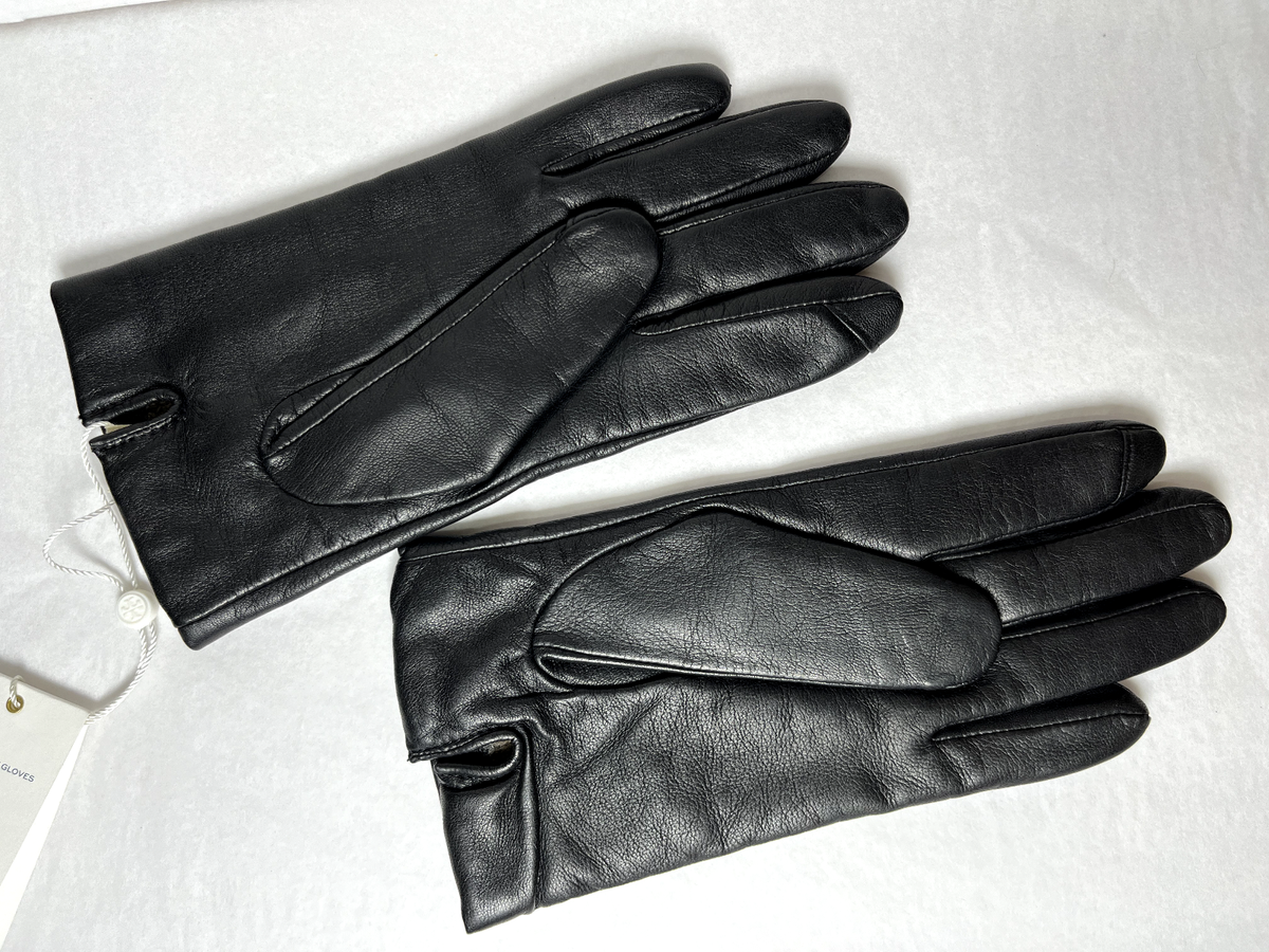 トリーバーチ　革　手袋 TORY BURCH Leather Tech Gloves Black XL | eBay
