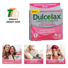 Laxative Tablets for Women, 5 mg, 25 Tabs Pack of 4