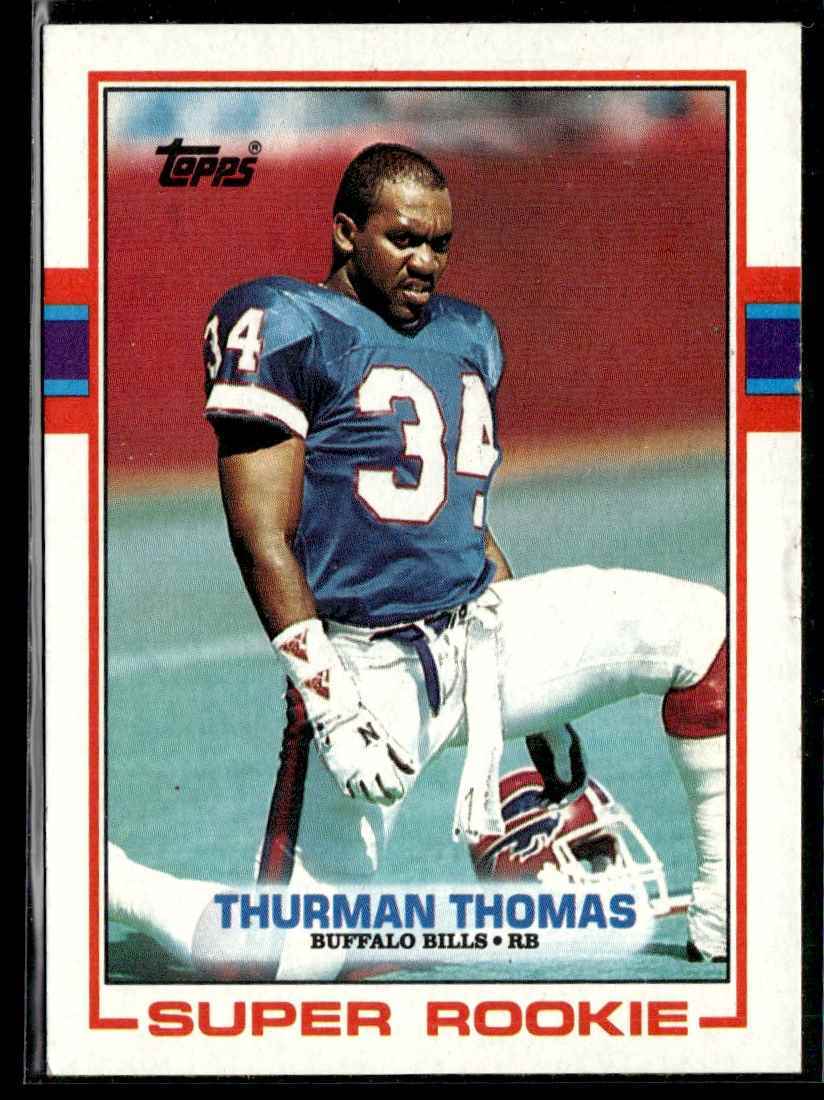 1989 Topps Football Thurman Thomas RC Buffao Bills #45