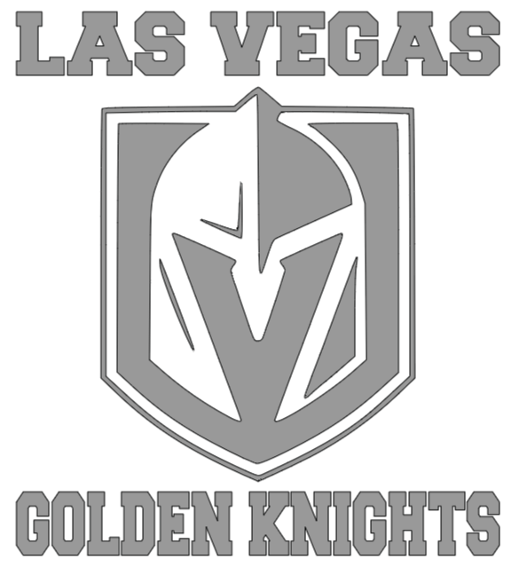 Vegas Golden Knights Logo Coloring Page NHL Teams Logo Coloring Pages