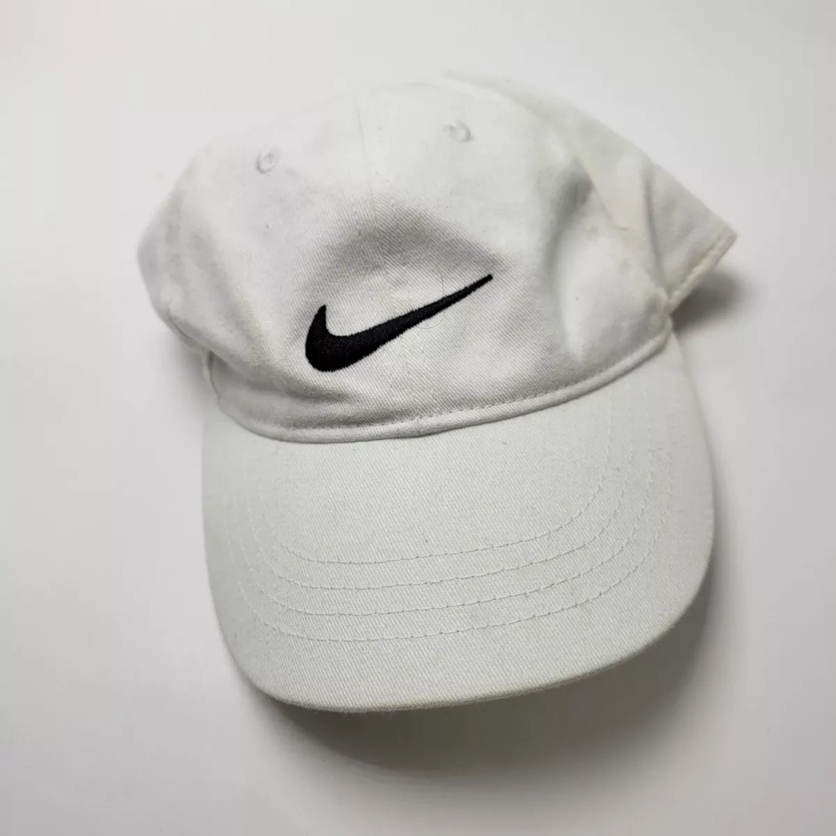 Nike Hat Cap White Used W38 eBay