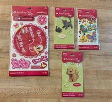 American Girl Crafts Lot of Bubble & Stacked Stickers 2010 NEW