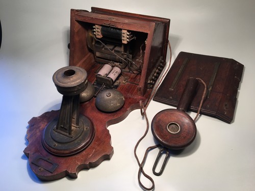 Wandtelefon / Rudolph Krüger Berlin / Gesondert Ausgesondert M 1903 Krone - Bild 19 von 24
