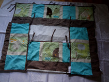 Summer Infant Baby Giggle Gang Blue 3 Piece Crib Bedding Set  Mobile Soother