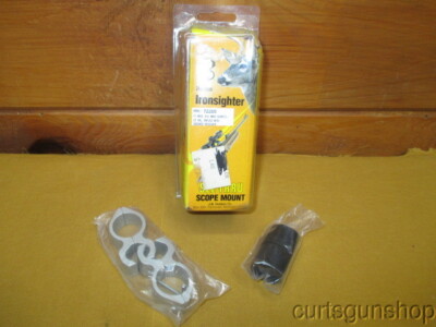 Holden Ironsighter See Thru Mounts Stainless Model 722SS for 1 Inch Scopes
