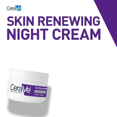 CeraVe Skin Renewing Night Cream for Face, 1.7 oz | eBay