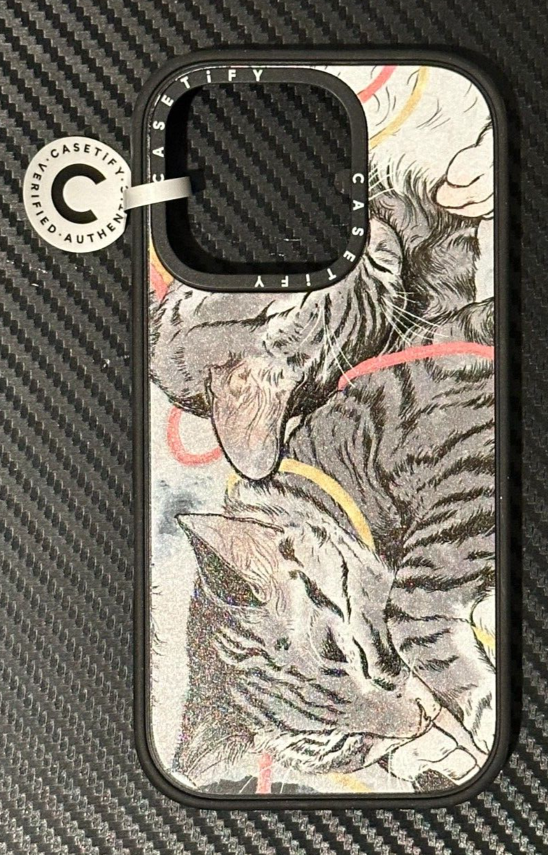 Casetify Cats Rose Gold Magsafe Impact Case for iPhone 16 Pro