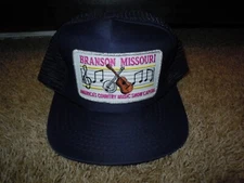 Vtg Branson MO America Country Music Capital MESH PATCH SNAPBACK TRUCKER HAT CAP