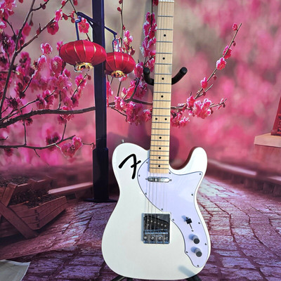 High quality electric guitar semi-hollow real photo quality assurance US WAREHOU