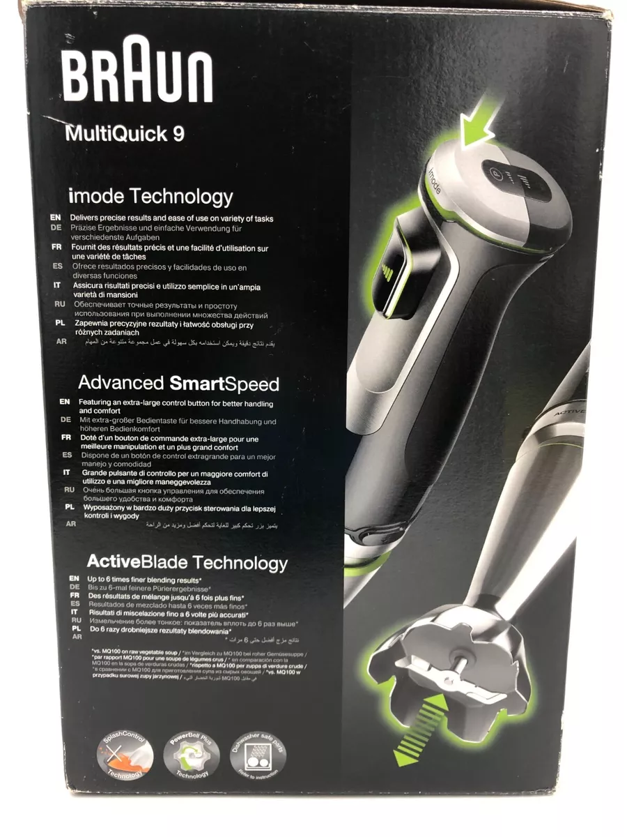 Braun MultiQuick 9 Hand Blender, Hand Mixer 1200W BPA-Free MQ