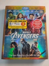 Marvel's The Avengers Four-Disc Combo Blu-ray 3D/Blu-ray/DVD  Age Of Ultron 3D