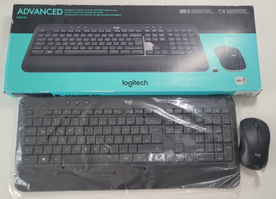 Logitech MK540 Keyboard & Mouse Combo Tastatur Maus Set PLUG&PLAY USB Wireless