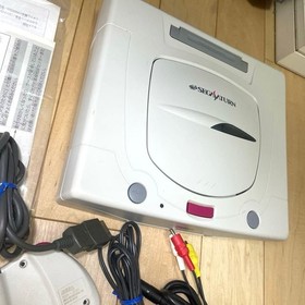 HST-0017 Sega Saturn Console + Christmas Nights Winter Limited Edition