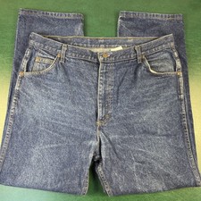 Roebucks Jeans Mens 36x30 Blue Denim Straight Leg Sears Roebuck Workwear VTG