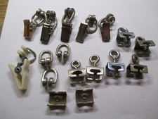 Heritage! Bundle Lot Of Old Curtain Clips Stoppers Brackets Etc