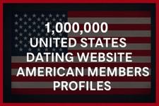 1,000,000 Dating Website Members Profiles - AMERICAN 