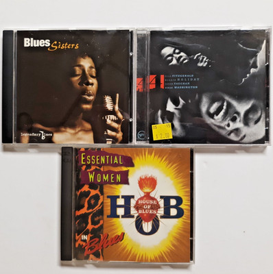 3 CD lot (4 discs) ...Women singing the Blues collections Blue Sisters divas