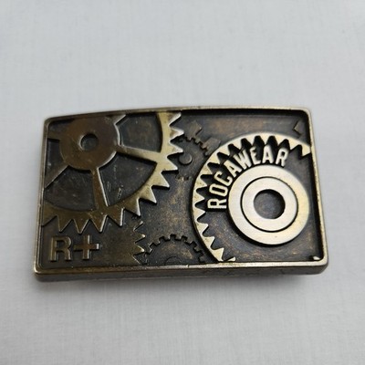 Vintage Rocowear Rectangle Belt Buckle Hip Hop Street Wear 2000s