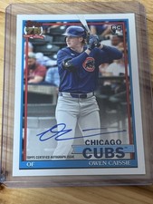 2026 Topps Series 1 Owen Caissie 1991 Base Auto 
