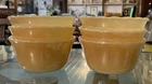Vintage 6pc Fire King Peach Luster Custard Dishes- Scalloped Lip