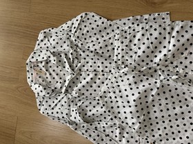 Pajamas Victoria Secret 2 Pc Pants Top Women&rsquo;s Size M New Black White Polka Dots