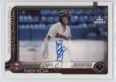 2025 Topps Pro Debut Auto Rikuu Nishida #PD-86 Auto 03cc