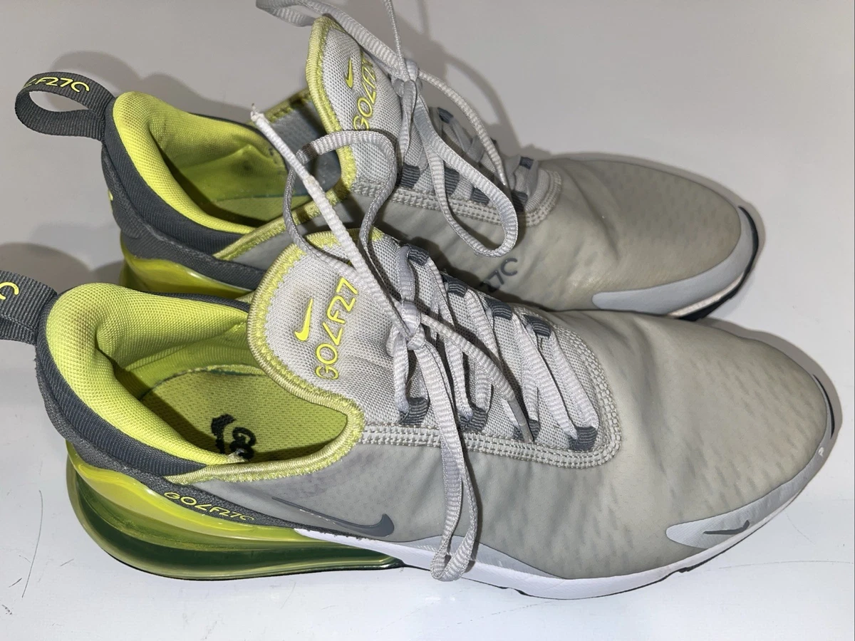 Nike Air Max 270 Golf Smoke Grey Lime for Sale | Authenticity