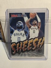 2023-24 Panini NBA Hoops Premium Stock Sheesh Damian Lillard #6 Bucks