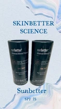 SKINBETTER Science 2 PACK Sunbetter TONE SMART SPF75 Sunscreen 15mL NEW SEALED