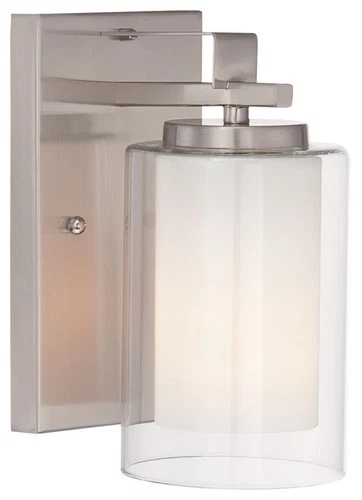 Minka Lavery 6101 Parsons Studio 9" Tall Vantage Bathroom Sconce - Smoked Iron - Picture 6 of 9