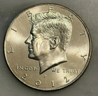 2012-P Kennedy Half Dollar - AU - About Uncirculated