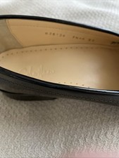 Cole Haan Penny Loafers Black Patent Leather Womens Size 7.5 B
