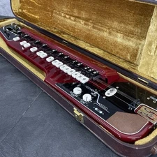 Suzuki Electric Taisho Koto Ran Model Red with Hard Case Tested Used