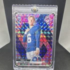 2025 Panini Mosaic Jaxson Dart Pink Camo Variation Rookie #288 New York Giants