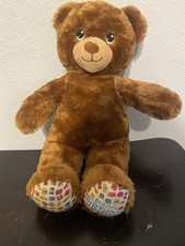 BUILD A BEAR Brown Plush Teddy Bear Happy Birthday 14  
