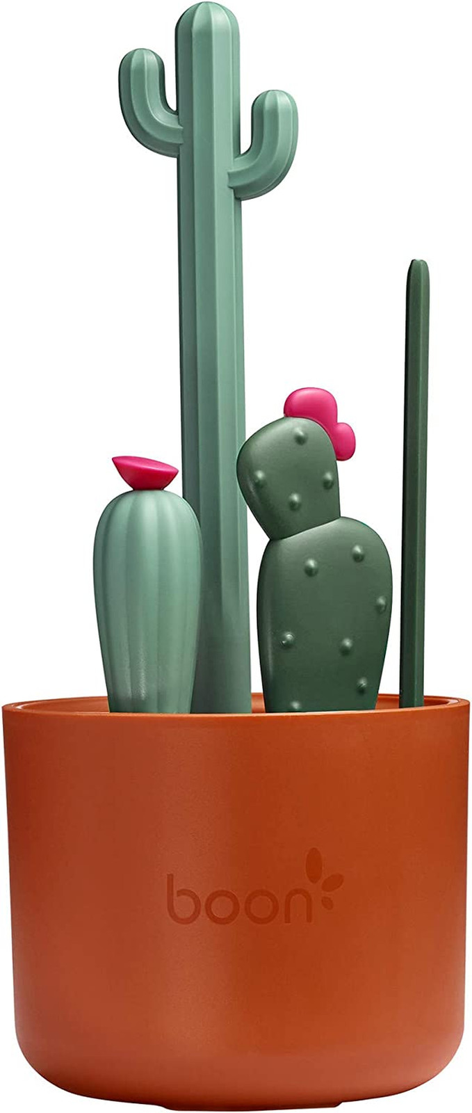 RIIMUHIR  Cacti Bottle Cleaning Brush Set, Terracotta