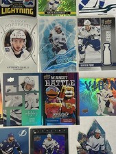 TAMPA BAY LIGHTNING 15 CARD INSERT/MEM LOT! KUCHEROV COOL CUTS, POINT UD JERSEY+