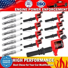 8Pc Ignition Bobinas & Spark Plugs For Ford F150 F250 5.4L Truck 2004-2010 DG511