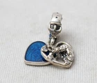 Disney Pandora Sterling Silver Lady and the Tramp Heart Dangle Charm - 798634C01