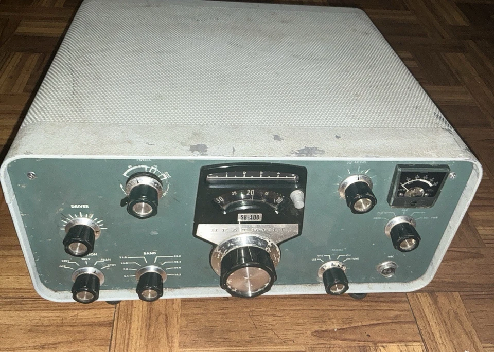 TRANSMISOR TUBO JAMÓN HEATHKIT SB-400 HF VINTAGE - PIEZAS NO PROBADAS/REPARACIÓN Foto 3 de 4