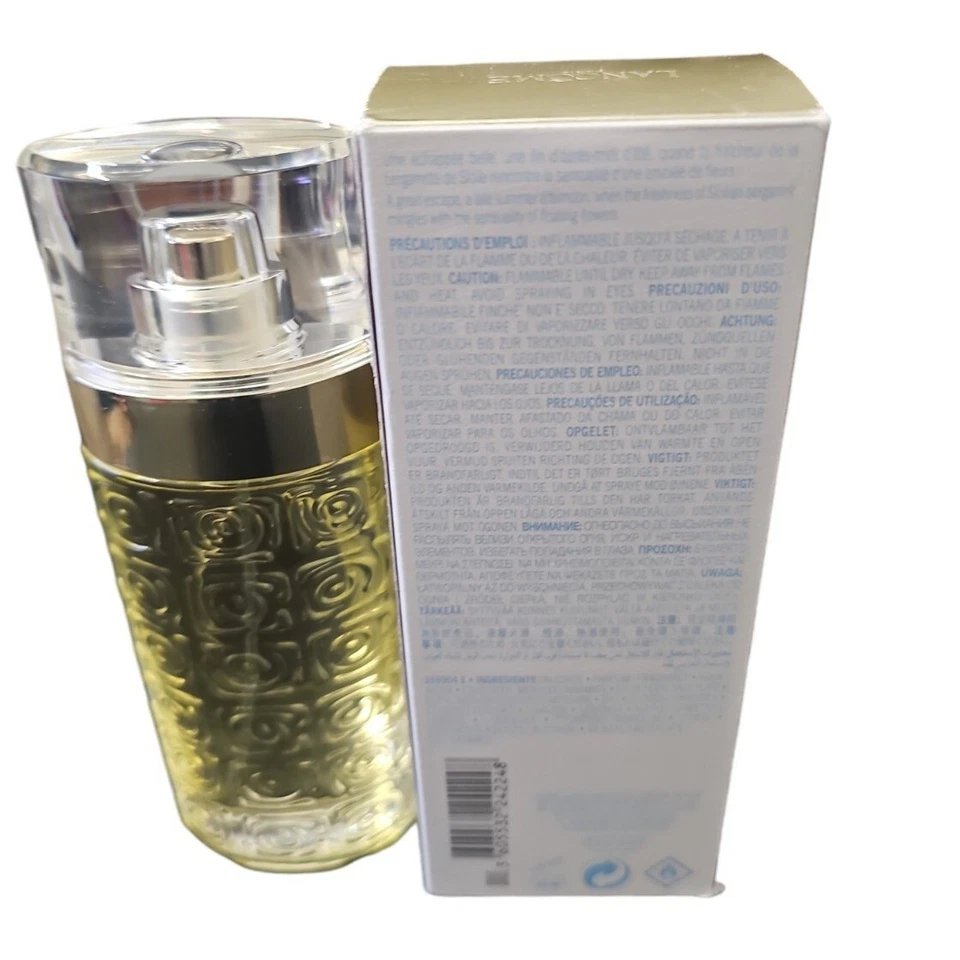LANCOME Ô d'Azur Eau De Toilette, 2,5 OZ NUEVO EN CAJA sin sellado RDA Foto 4 de 4